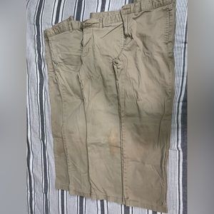 Boys Husky School Uniform Khaki pants